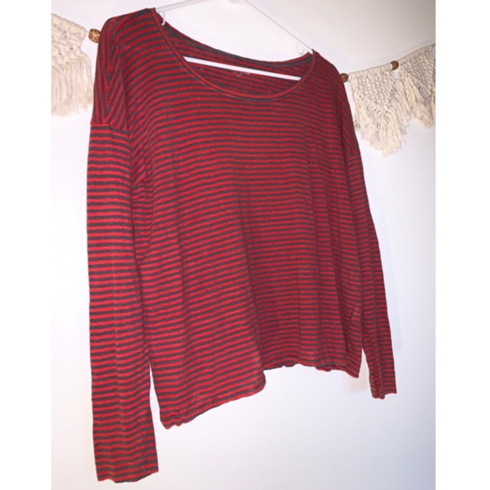 Eileen Fisher Striped Long Sleeve Shirt
